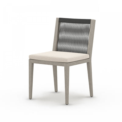 SHERWOOD OUTDOOR DINING CHAIR, WEATHERED GREY