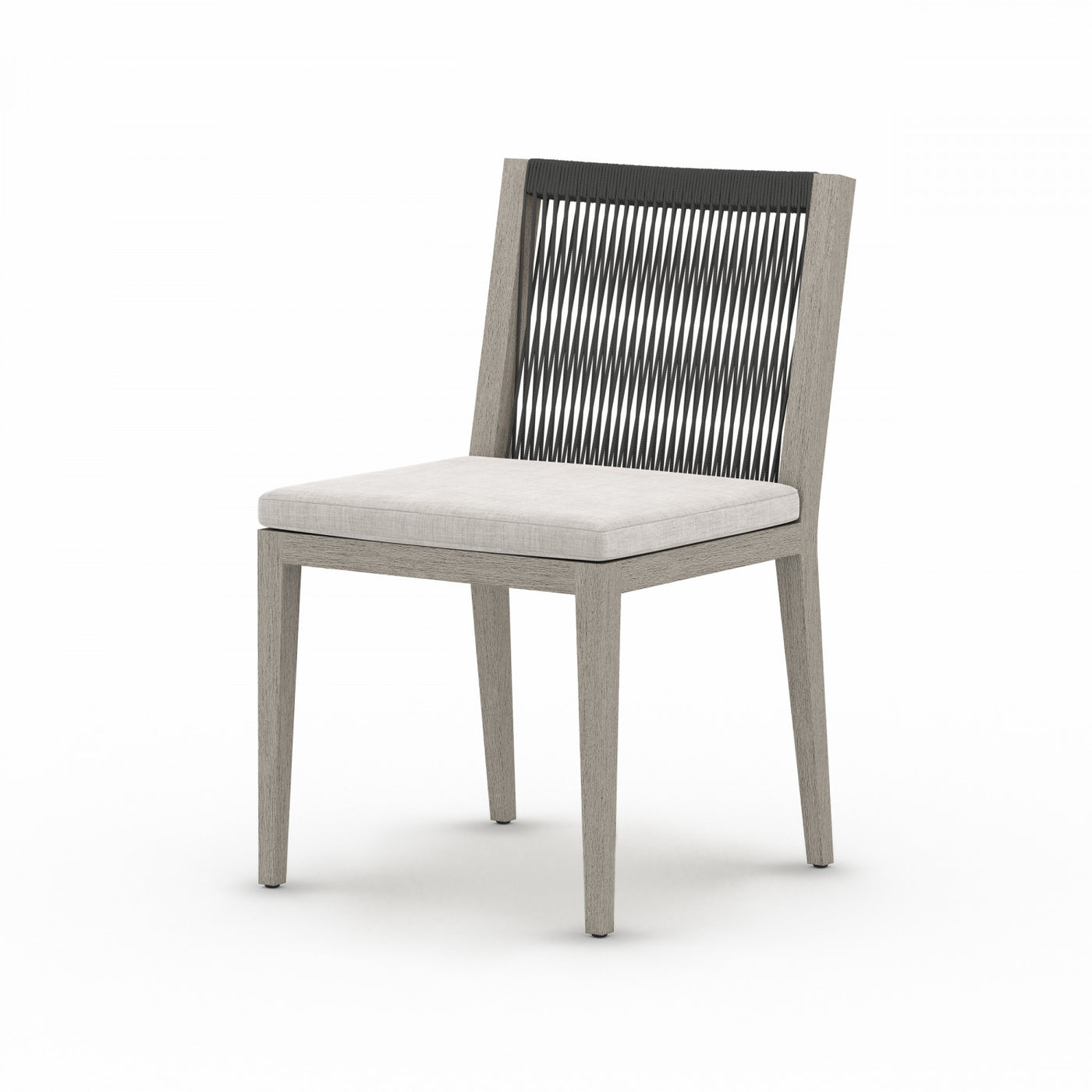 SHERWOOD OUTDOOR DINING CHAIR, WEATHERED GREY