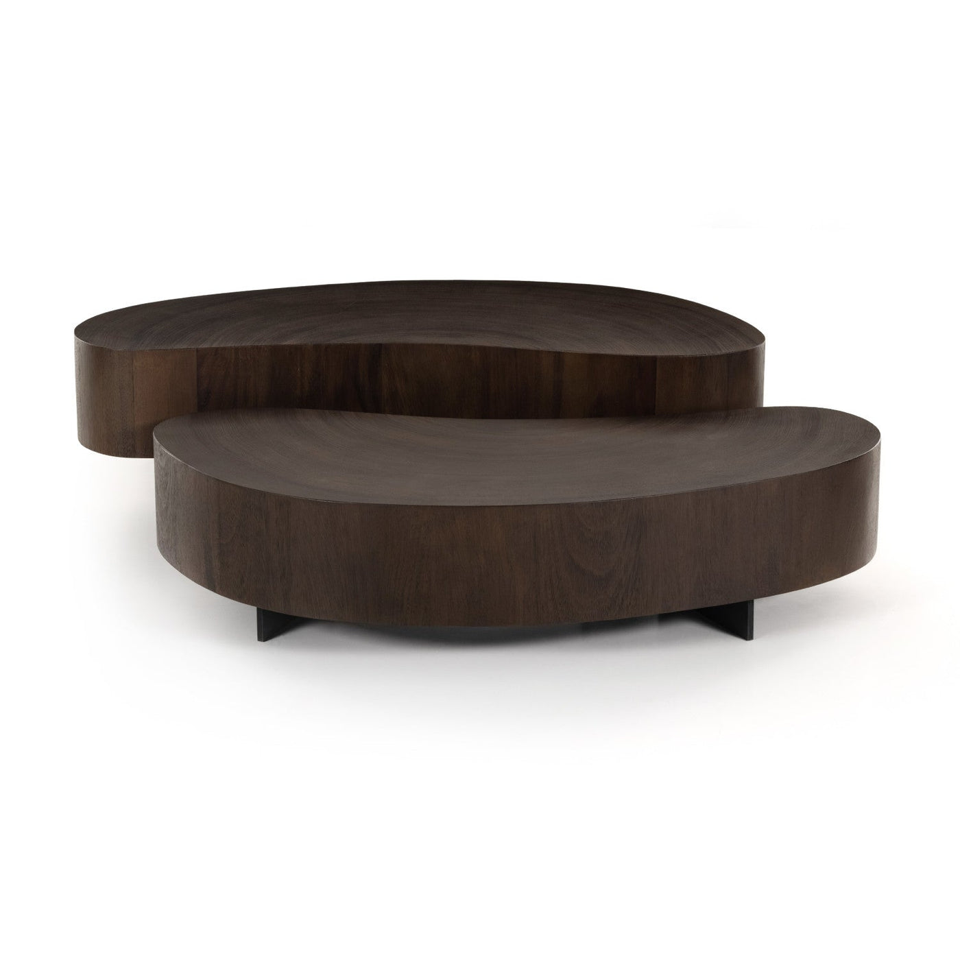 AVETT COFFEE TABLE,2 PIECE,SMOKED GUANACASTE