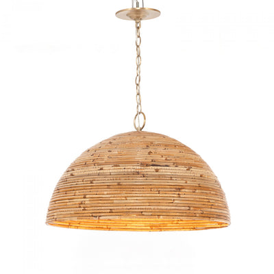 GRIMES PENDANT-NATURAL RATTAN