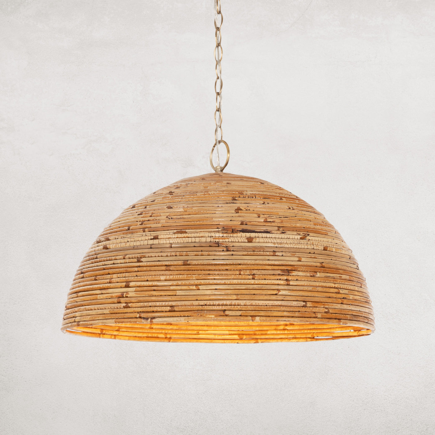 GRIMES PENDANT-NATURAL RATTAN