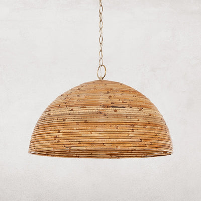 GRIMES PENDANT-NATURAL RATTAN