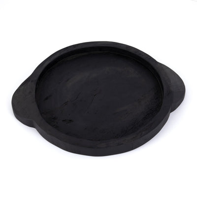 TADEO ROUND TRAY,BLACK