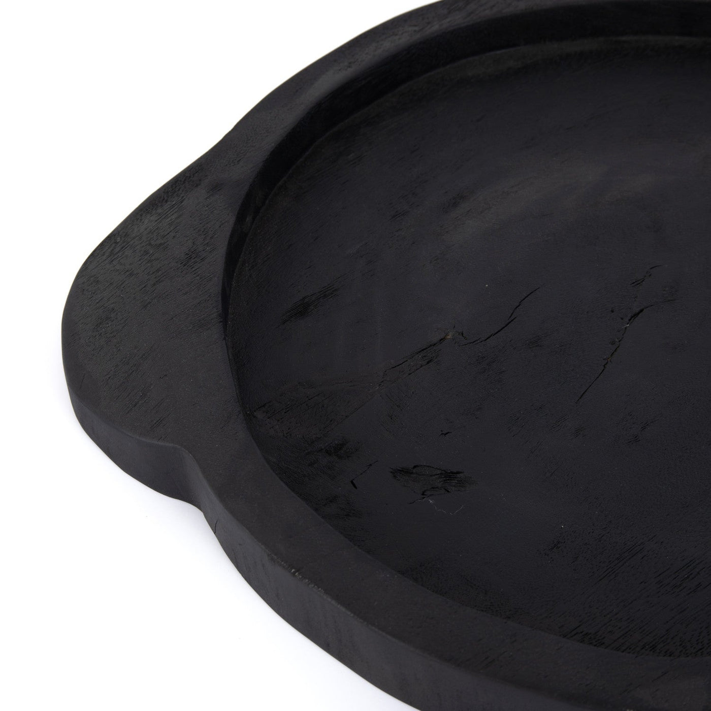 TADEO ROUND TRAY,BLACK