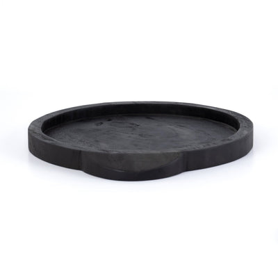 TADEO ROUND TRAY,BLACK