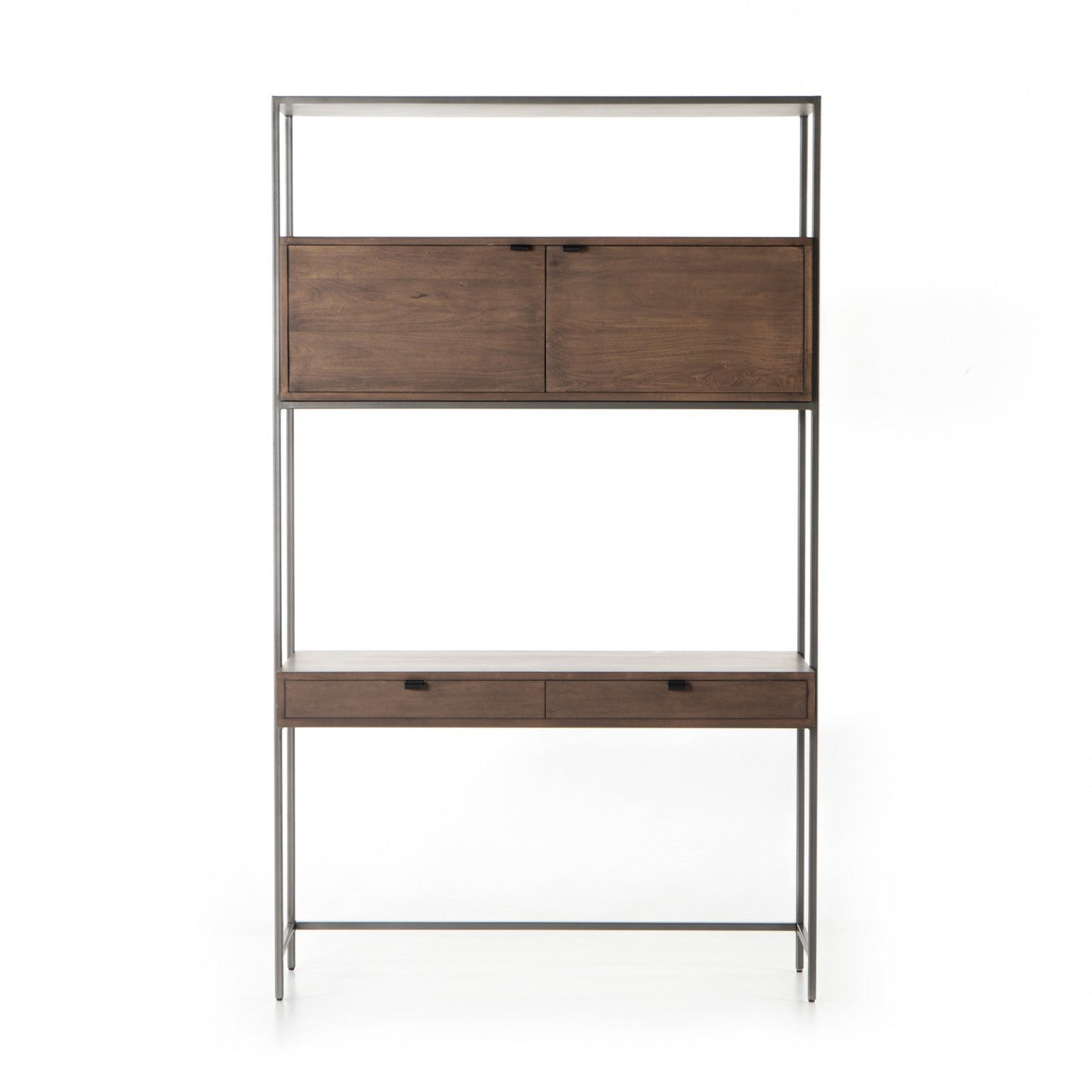 TREY MODULAR WALL DESK,AUBURN POPLAR