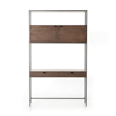 TREY MODULAR WALL DESK,AUBURN POPLAR