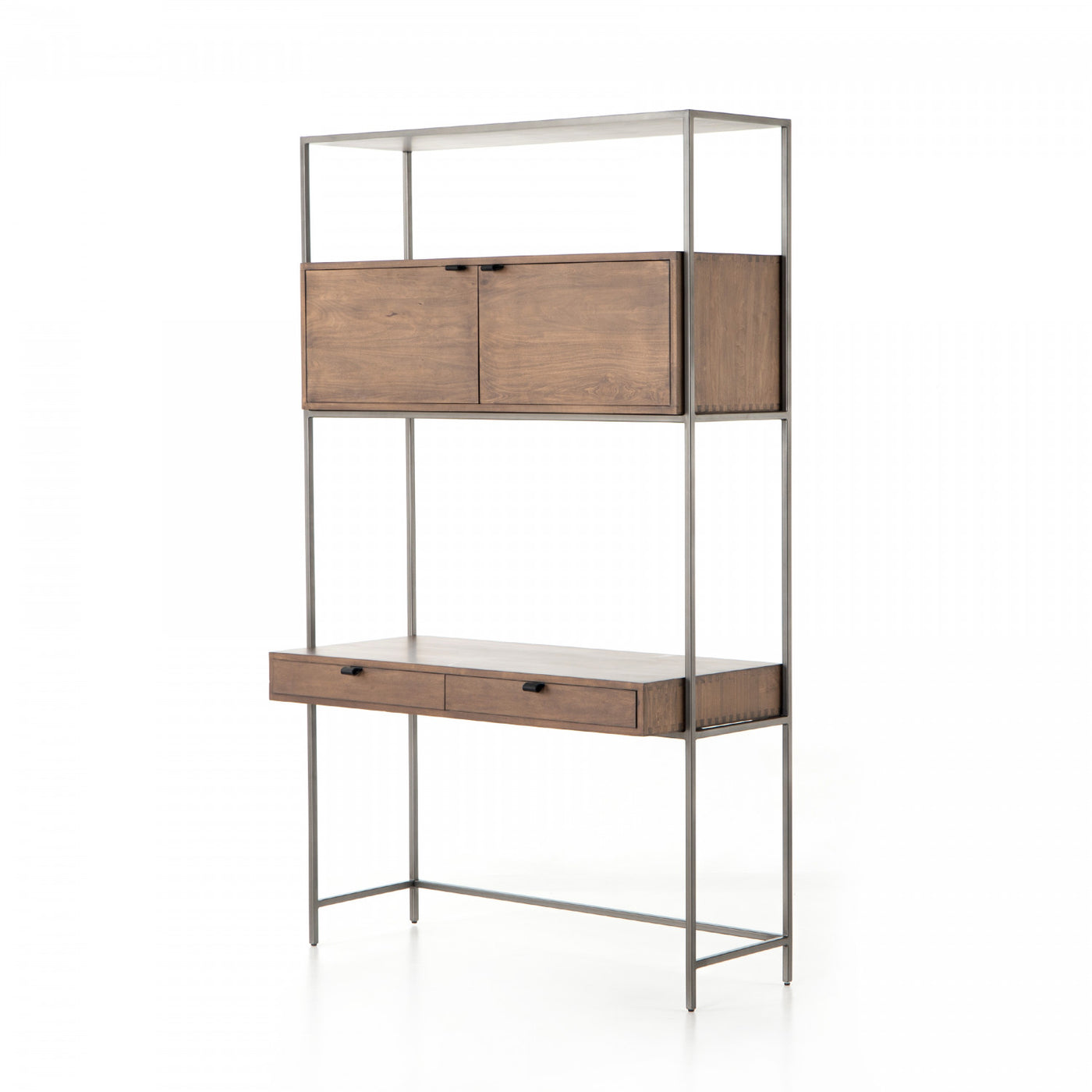 TREY MODULAR WALL DESK,AUBURN POPLAR