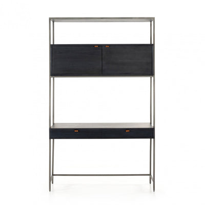 TREY MODULAR WALL DESK,BLACK WASH POPLAR