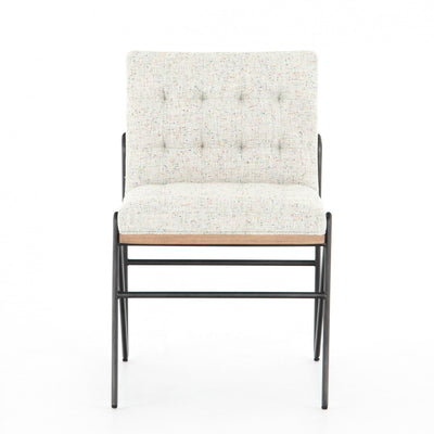 ROMY DINING CHAIR-MABEL NEUTRAL FLECK
