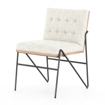ROMY DINING CHAIR-MABEL NEUTRAL FLECK