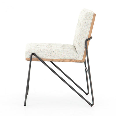 ROMY DINING CHAIR-MABEL NEUTRAL FLECK