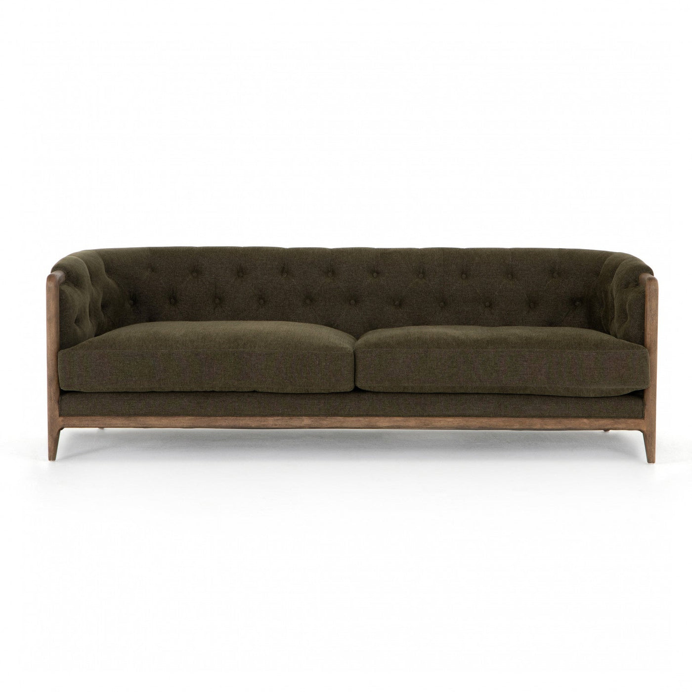 Grandmillennial Sofa Olive