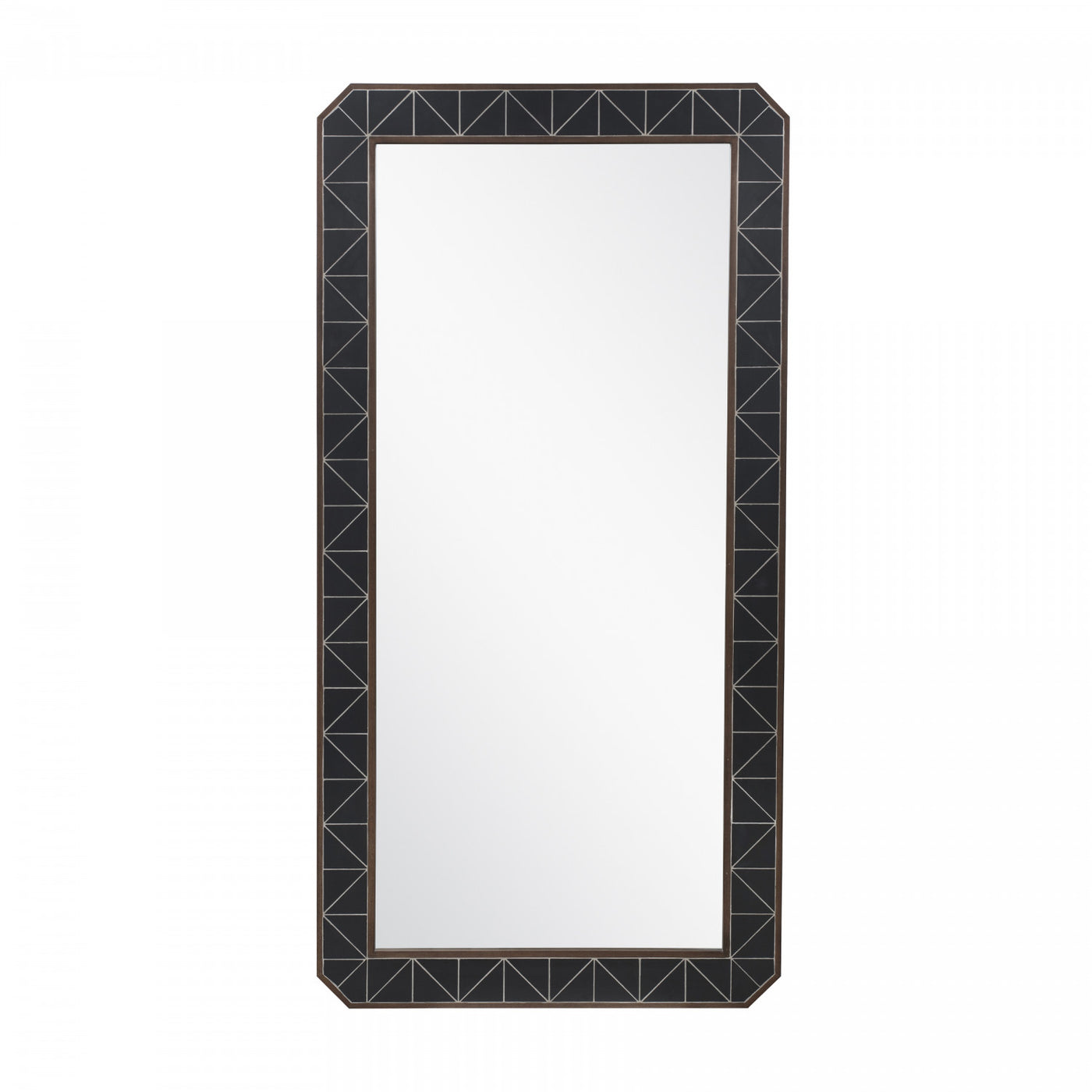 OBERON FLOOR MIRROR-BLACK CONCRETE