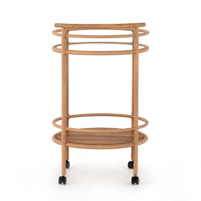 PERCY OUTDOOR BAR CART-VINTAGE NATURAL