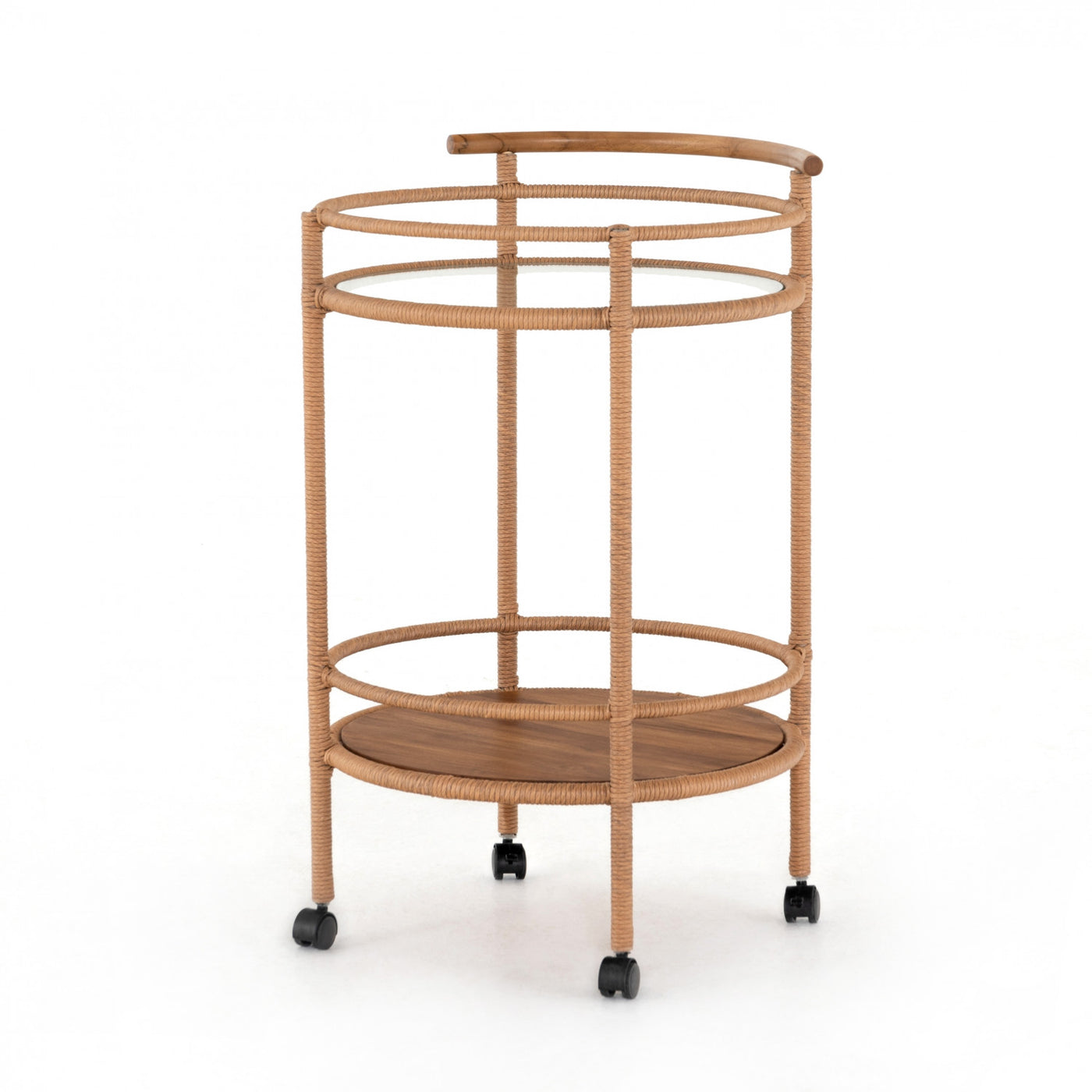 PERCY OUTDOOR BAR CART-VINTAGE NATURAL