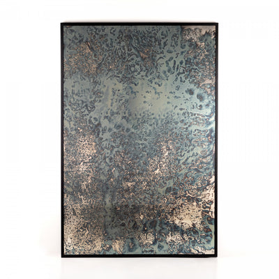 ACID WASH FLOOR MIRROR-IRON MATTE BLACK