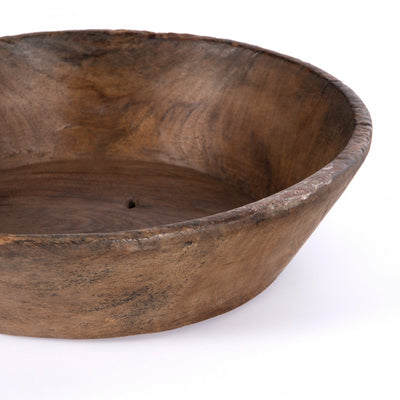 FOUND WOODEN BOWL-RECLAIMED NATURAL