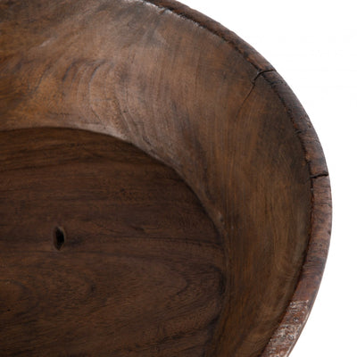 FOUND WOODEN BOWL-RECLAIMED NATURAL