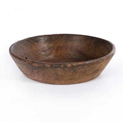 FOUND WOODEN BOWL-RECLAIMED NATURAL