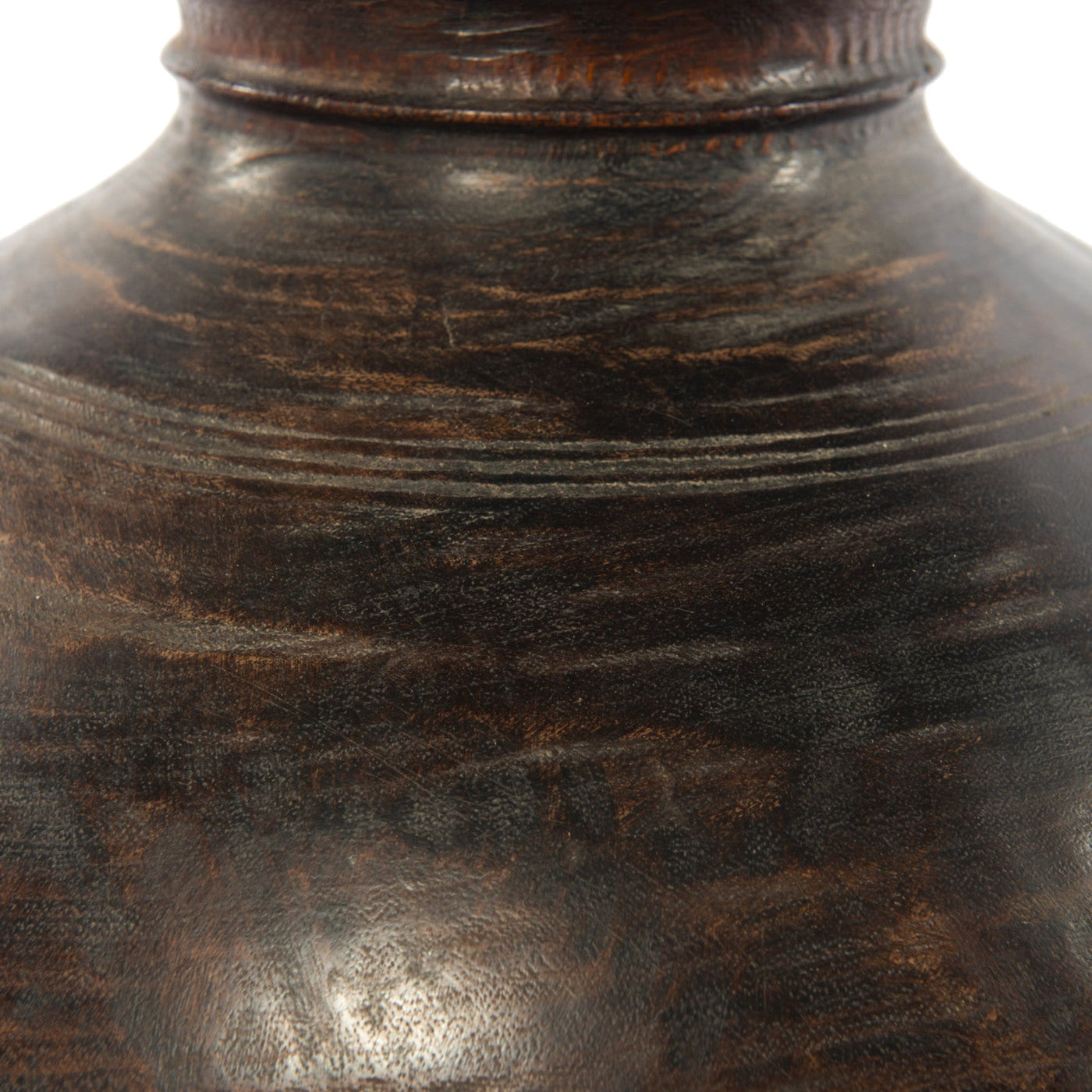 FOUND WOODEN JAR-RECLAIMED NATURAL