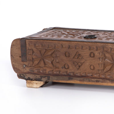 FOUND CARVED BOX-RECLAIMED NATURAL
