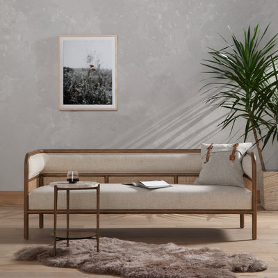 TRAVERTINE PLANTER-WHITE TRAVERTINE