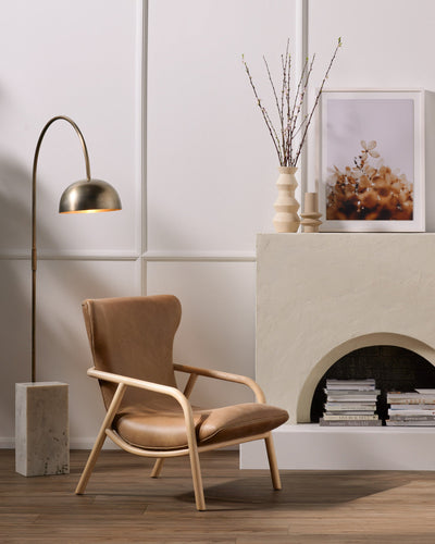 JENKIN FLOOR LAMP-ANTIQUE BRASS