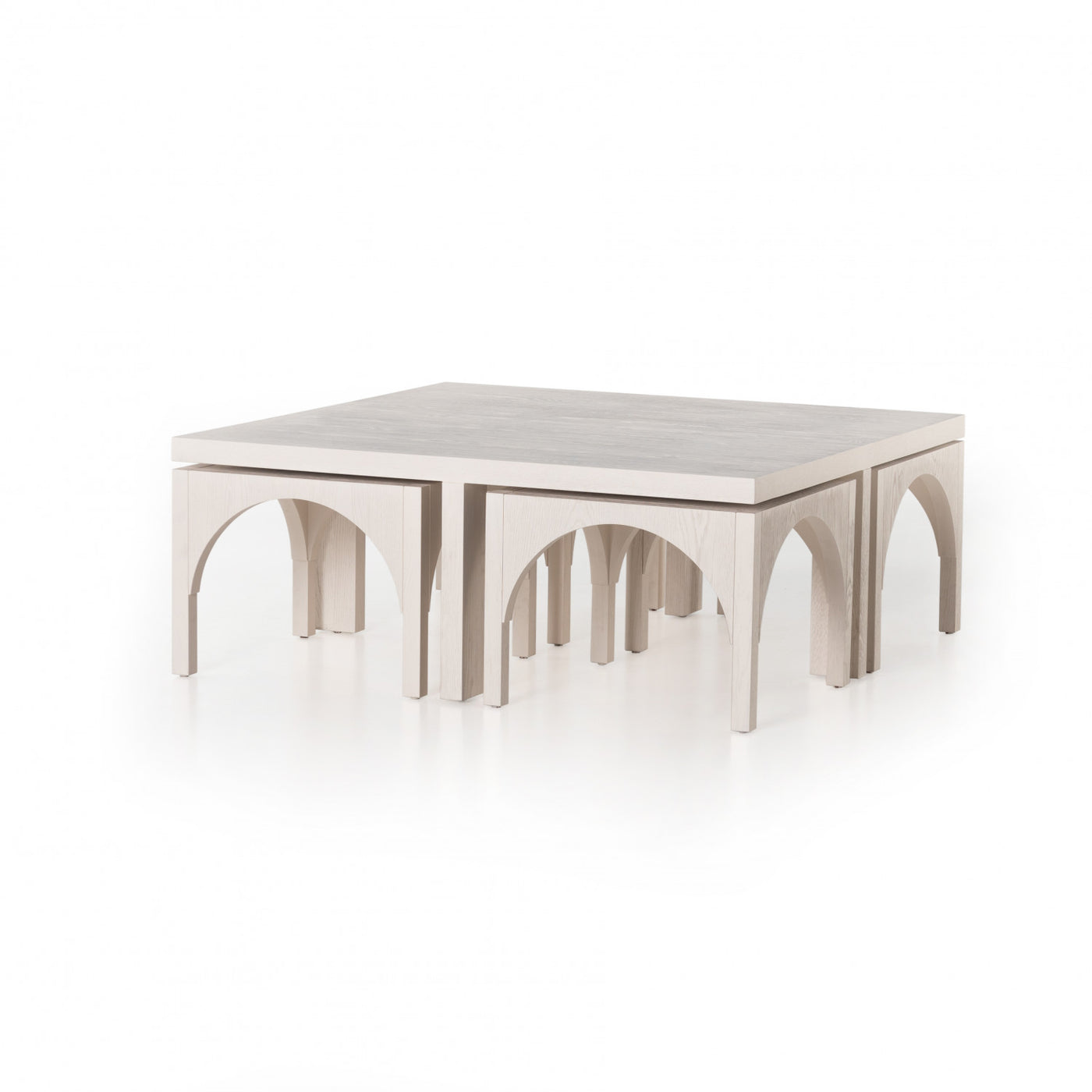 AMARA COFFEE TBL W/NESTING ARCH SIDE TABLES