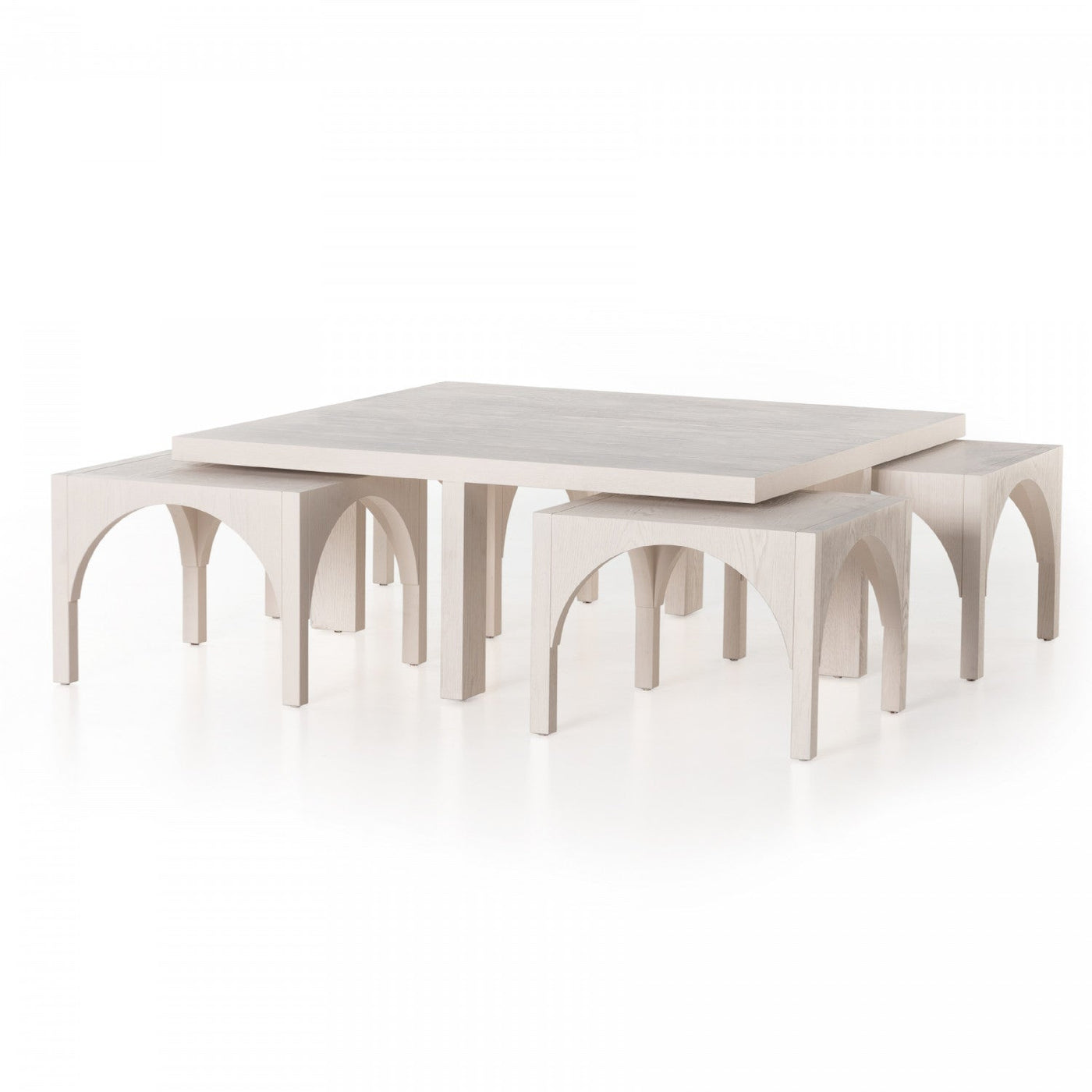 AMARA COFFEE TBL W/NESTING ARCH SIDE TABLES
