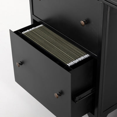 SHADOW BOX EXECUTIVE DESK,BLACK