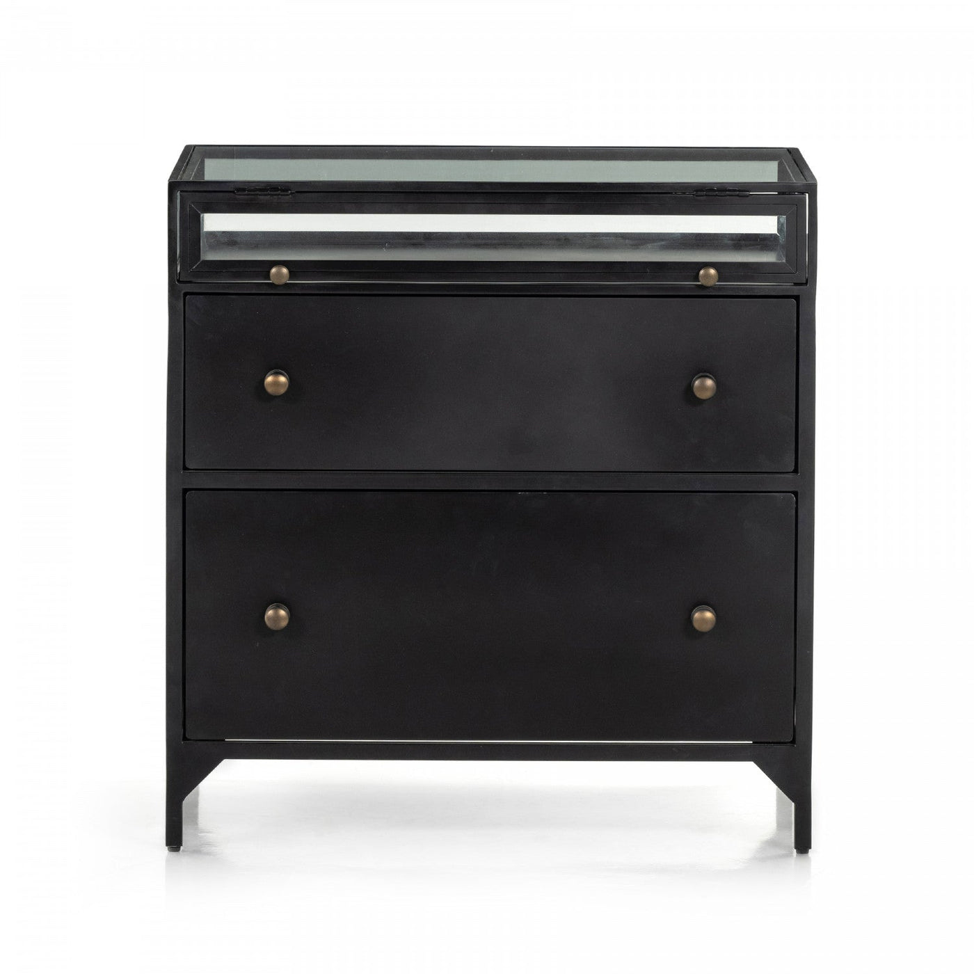 SHADOW BOX MODULAR FILING CABINET,BLACK
