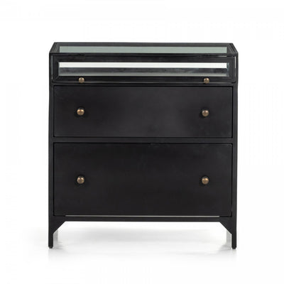 SHADOW BOX MODULAR FILING CABINET,BLACK