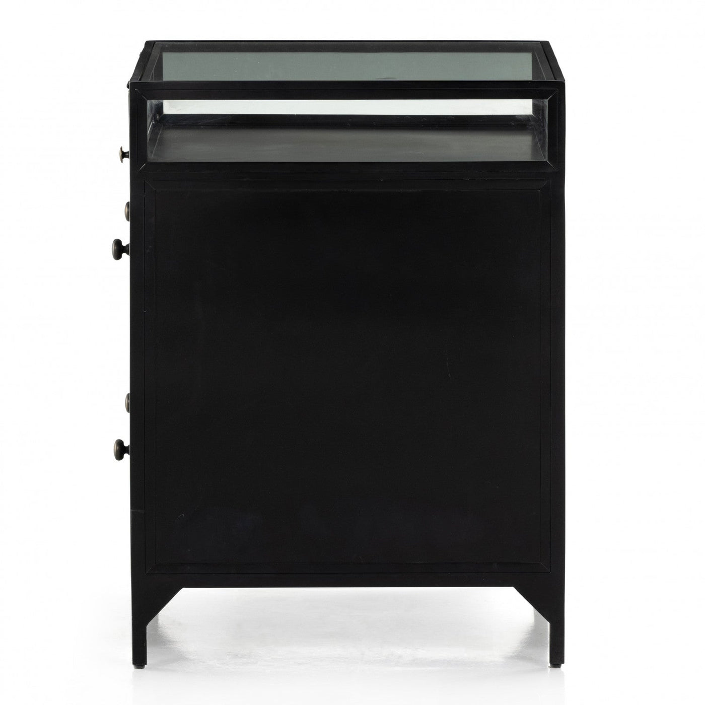 SHADOW BOX MODULAR FILING CABINET,BLACK