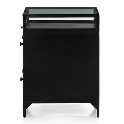SHADOW BOX MODULAR FILING CABINET,BLACK