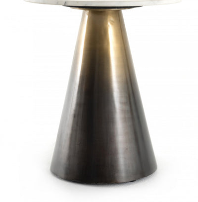 ARMON END TABLE-OMBRE ANTIQUE BRASS