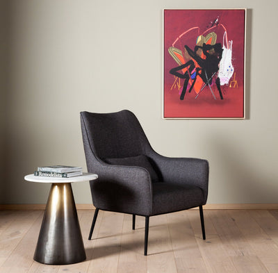 ARMON END TABLE-OMBRE ANTIQUE BRASS
