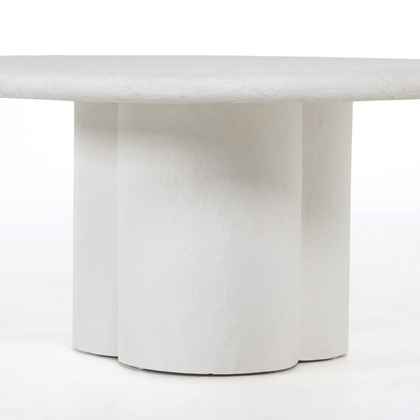 GRANO DINING TABLE-PLASTER MOLDED CONCTE
