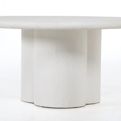 GRANO DINING TABLE-PLASTER MOLDED CONCTE