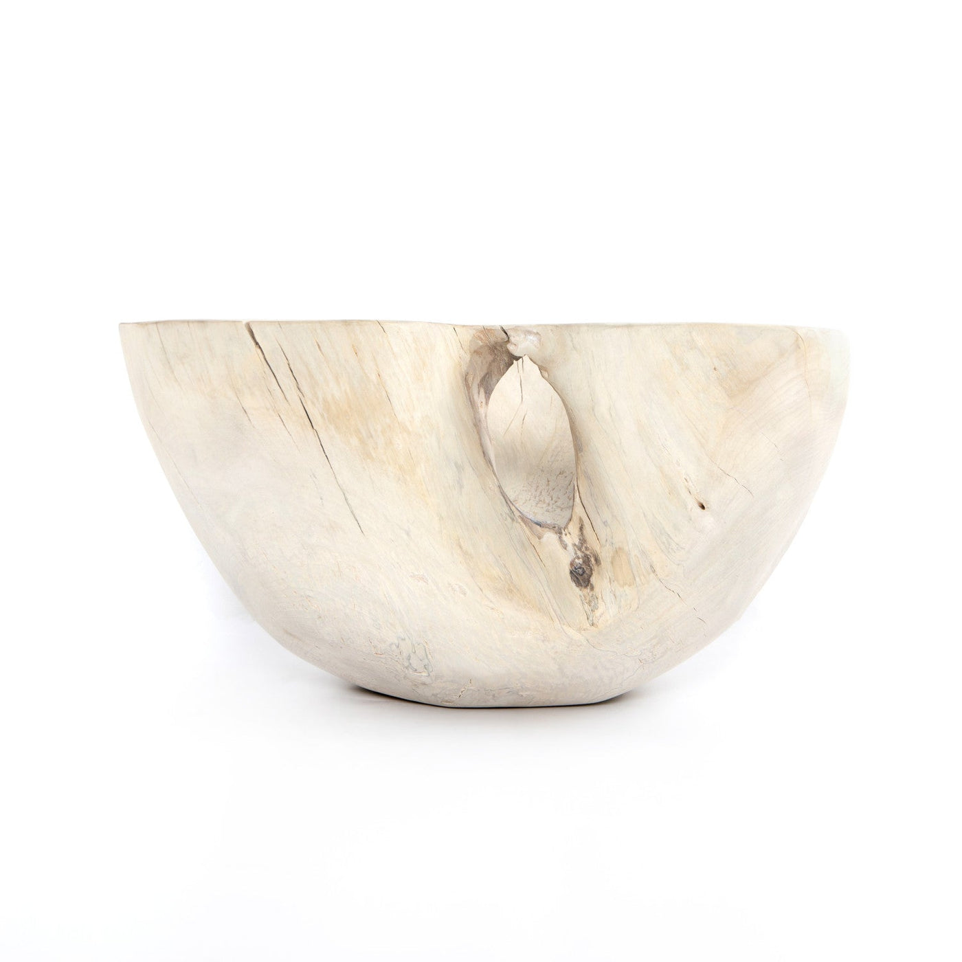 LIVE EDGE BOWL,IVORY
