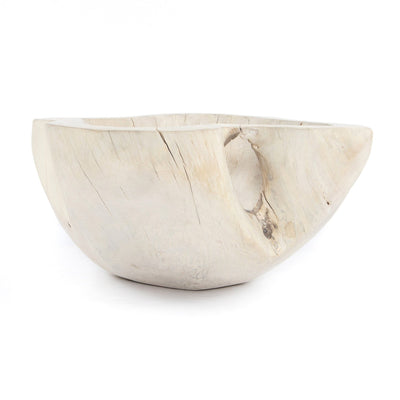 LIVE EDGE BOWL,IVORY