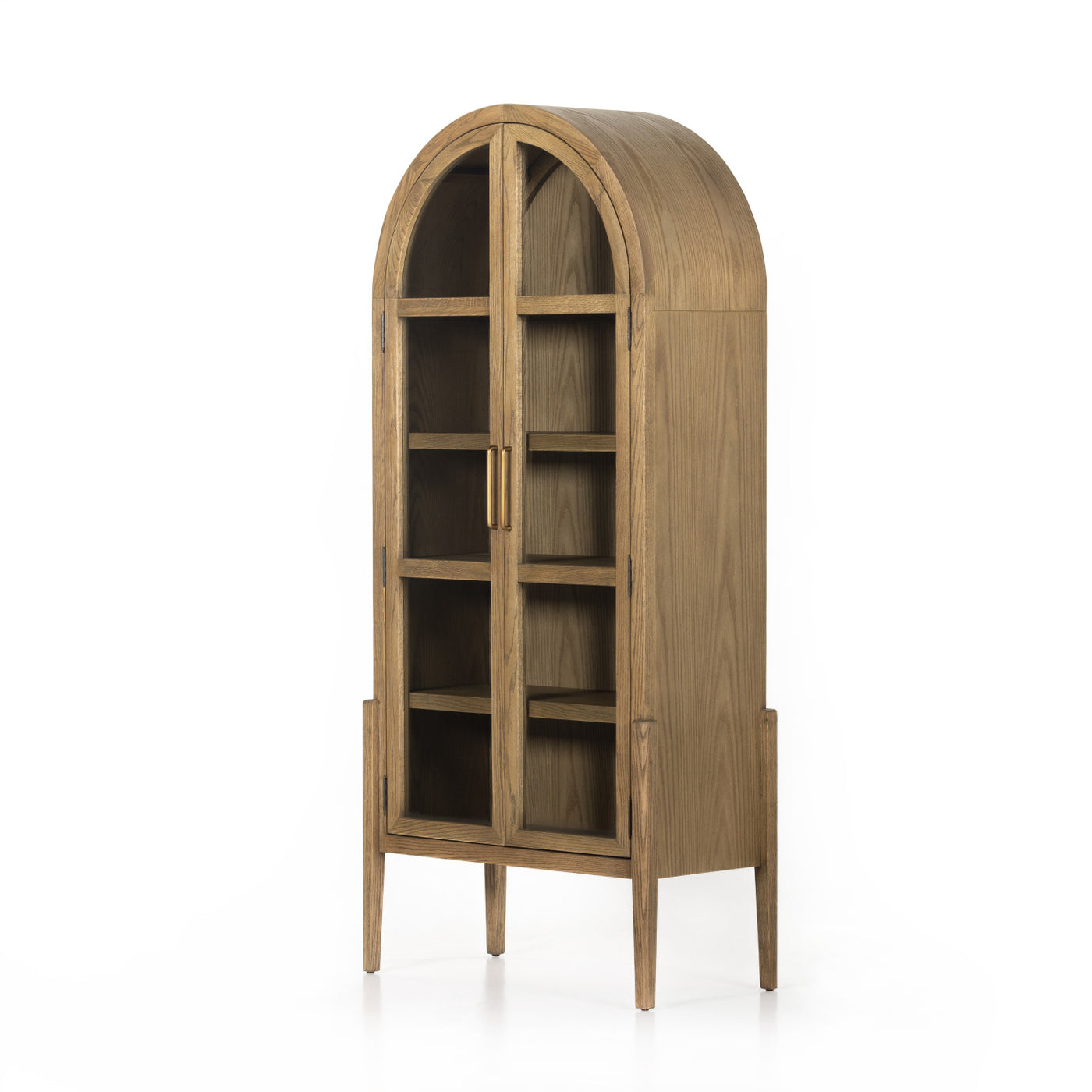 TOLLE CABINET, DRIFTED OAK SOLID