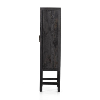 CAPRICE NARROW CABINET,BLACK WASH MANGO