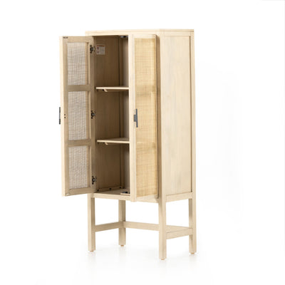 CAPRICE NARROW CABINET,NATURAL MANGO