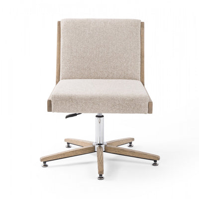 CARLA DESK CHAIR,SMOKED GREY