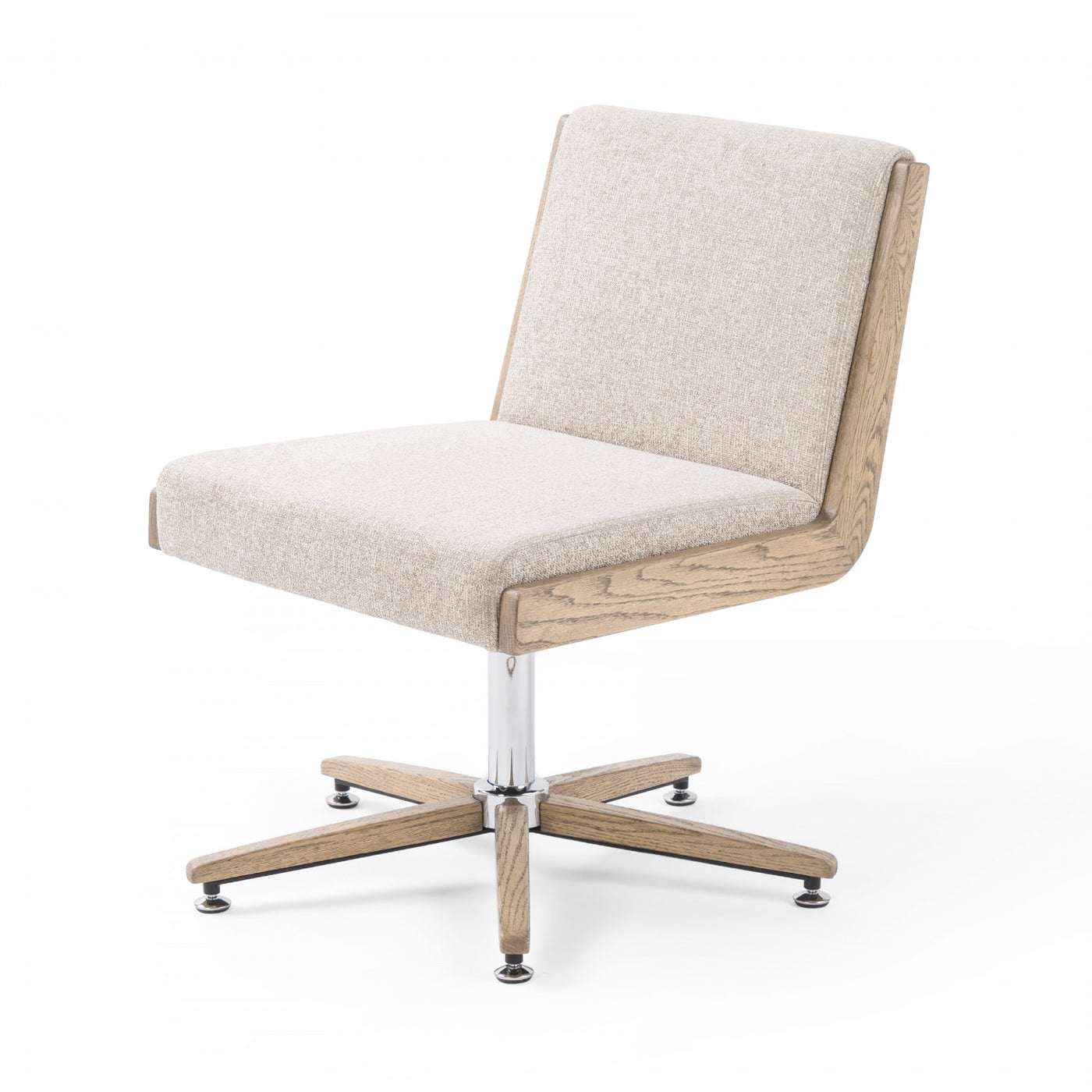 CARLA DESK CHAIR,SMOKED GREY
