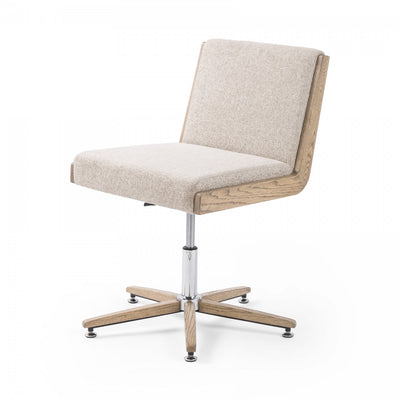 CARLA DESK CHAIR,SMOKED GREY