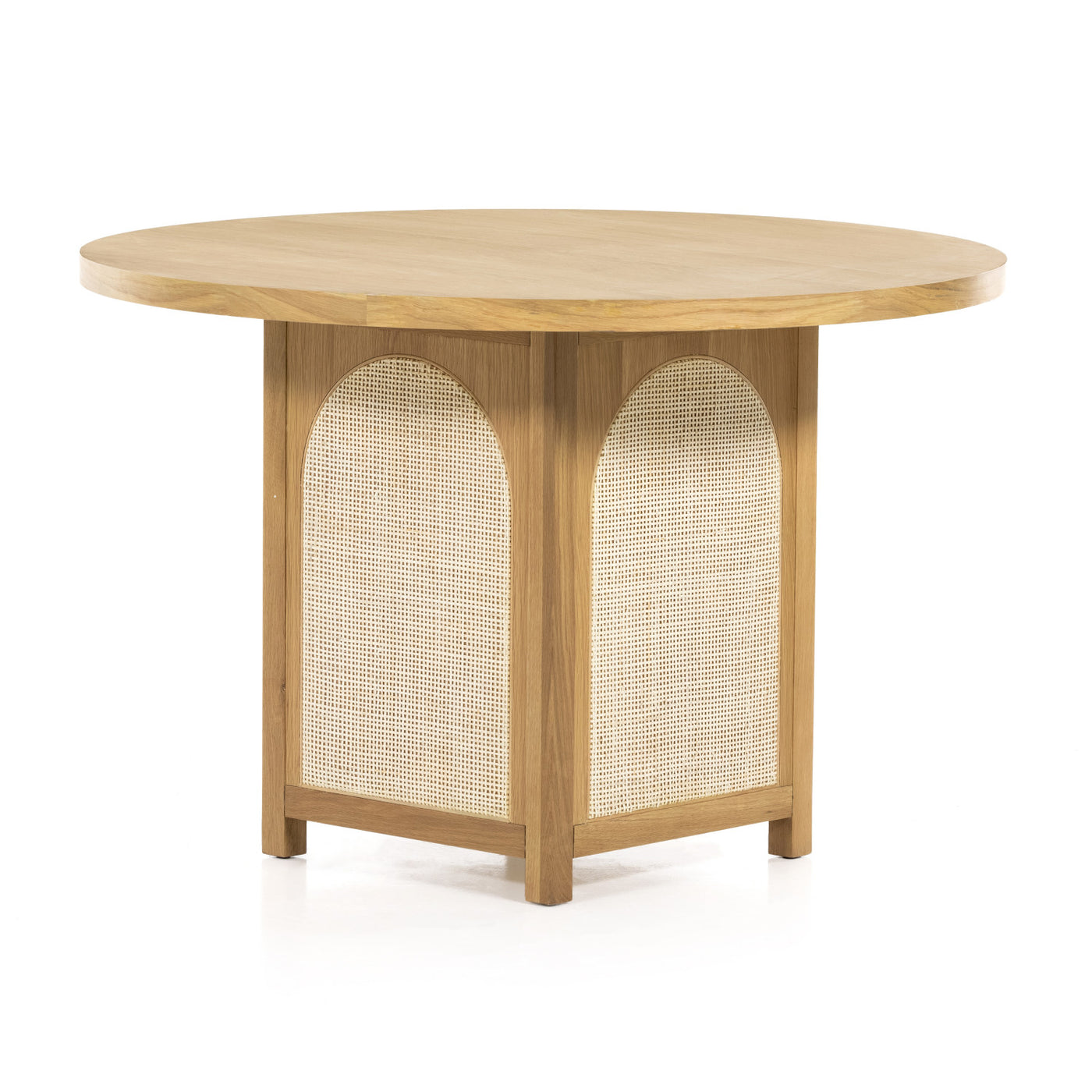 ALLEGRA DINING TABLE-HONEY OAK VENEER