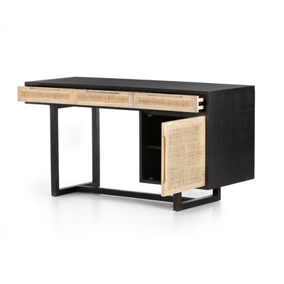CLARITA DESK,BLACK MANGO