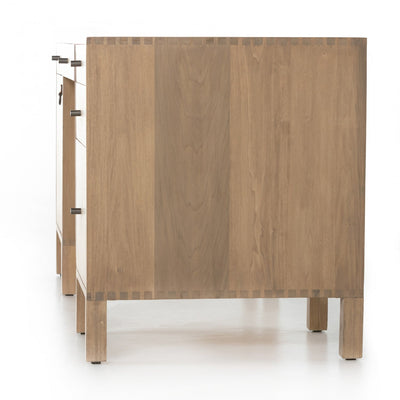 ISADOR EXECUTIVE DESK-DRY WASH POPLAR
